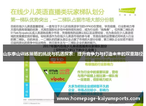 山东泰山训练策略的挑战与机遇探索:提升竞争力与打造未来的双重路径 山东泰山训练策略的挑战与机遇探索:提升竞争力与打造未来的双重路径