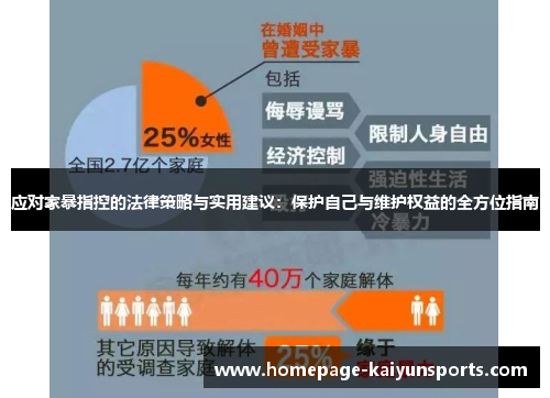 应对家暴指控的法律策略与实用建议：保护自己与维护权益的全方位指南